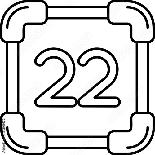 Twenty Two Icon