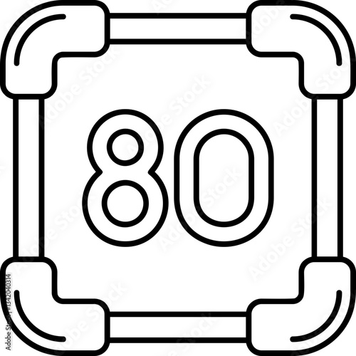 Eighty Icon