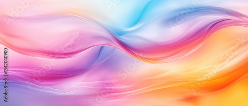 Wallpaper Mural Abstract flowing gradient background with vibrant pastel colors, creating a smooth and dreamy texture for modern design and artistic concepts Torontodigital.ca