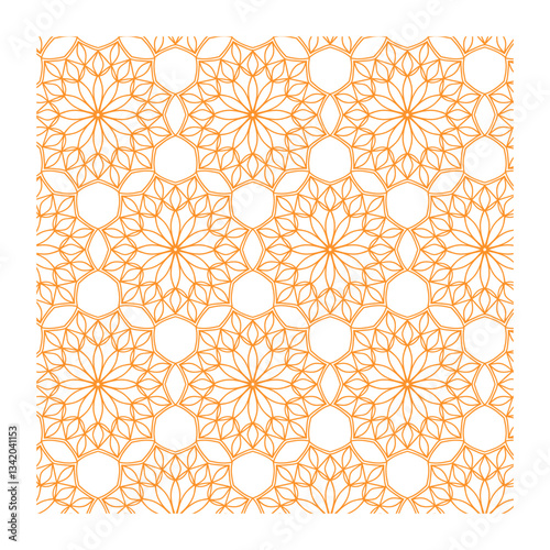 Mandala art Seamless Pattern Illustration
