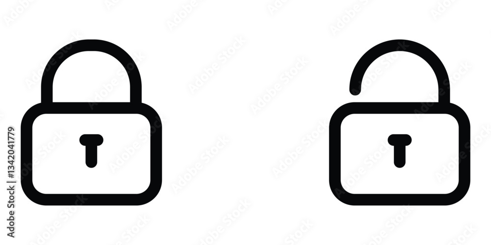 lock, un-lock vector icon . isolated transparent. Lock icon, black isolated on grey background, vector illustration. lock, un-lock vector icon . isolated transparent. Lock icon, black isolated on grey background, vector illustration.