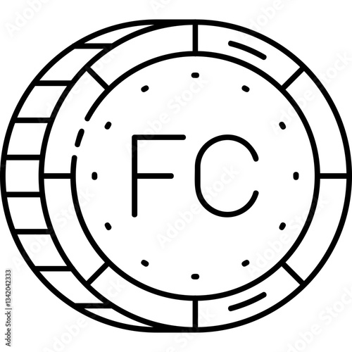 Congolese Franc Icon