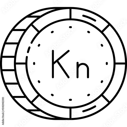Croatian Kuna Icon