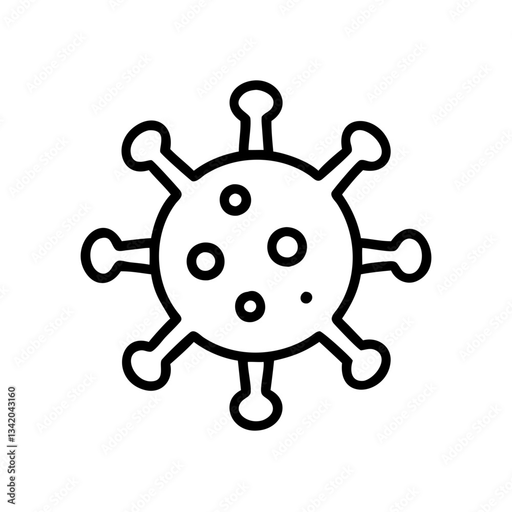 Fototapeta premium Paw Print Icon 