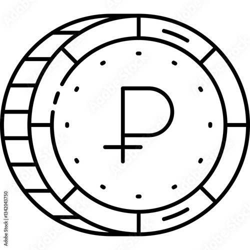 Russian Ruble Icon