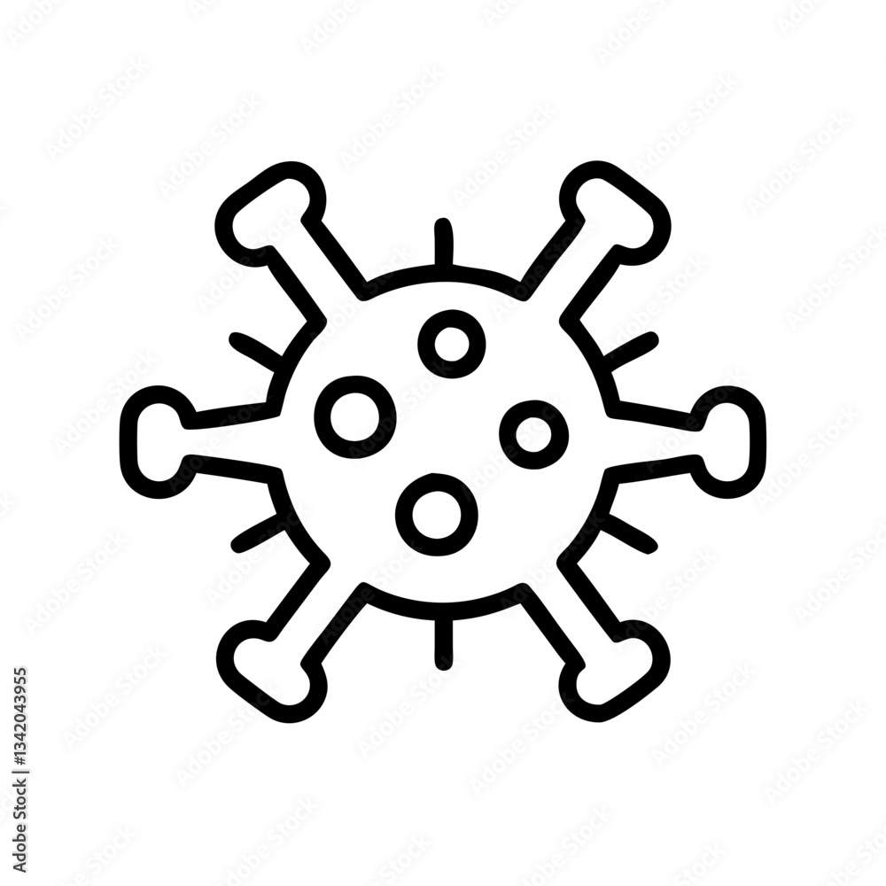 Fototapeta premium Paw Print Icon 