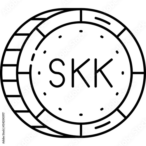 Slovak Koruna Icon