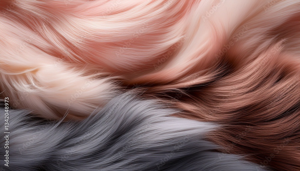Naklejka premium long hair close up