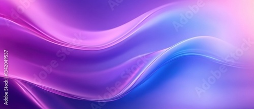 Wallpaper Mural Abstract purple and blue flowing wave background with smooth gradient Concept of modern design, fluidity, and digital art Torontodigital.ca