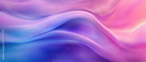 Wallpaper Mural Abstract flowing gradient background in shades of pink, purple, and blue creating a smooth, elegant, and calming design Concept of fluidity, serenity, and modern art Torontodigital.ca