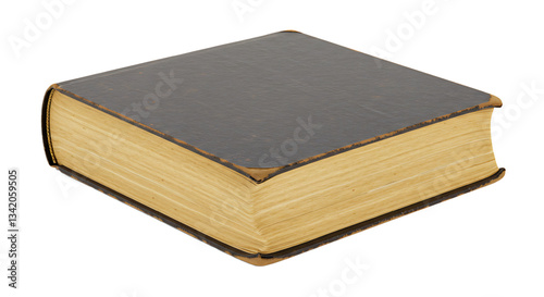 old book isolated on white