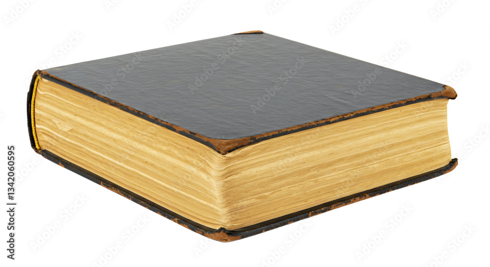 old book isolated on white