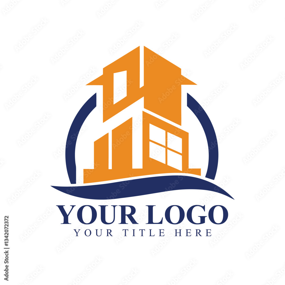 Fototapeta premium Real Estate Vector Logo Design