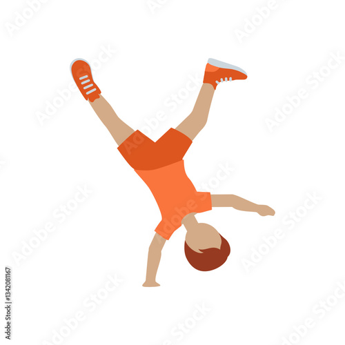 Person Doing Cartwheel
