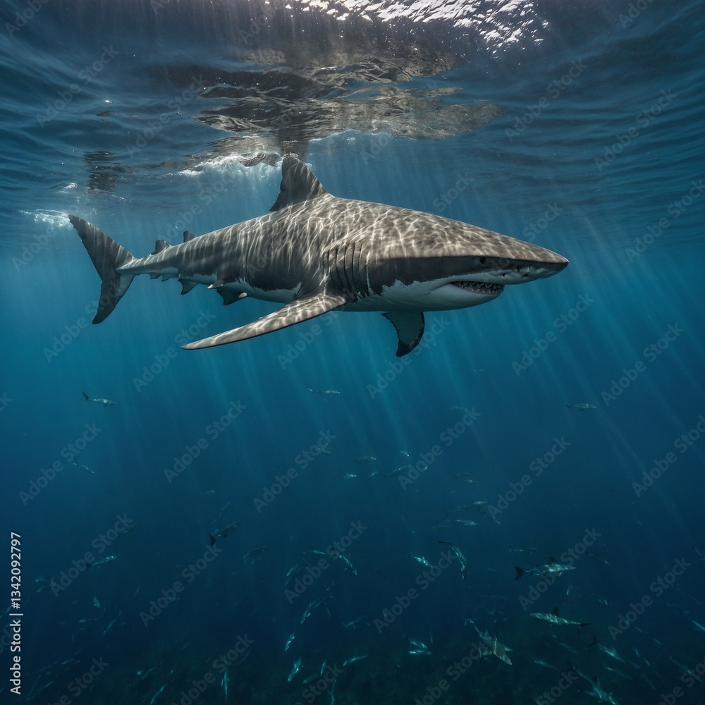 Fototapeta premium great white shark