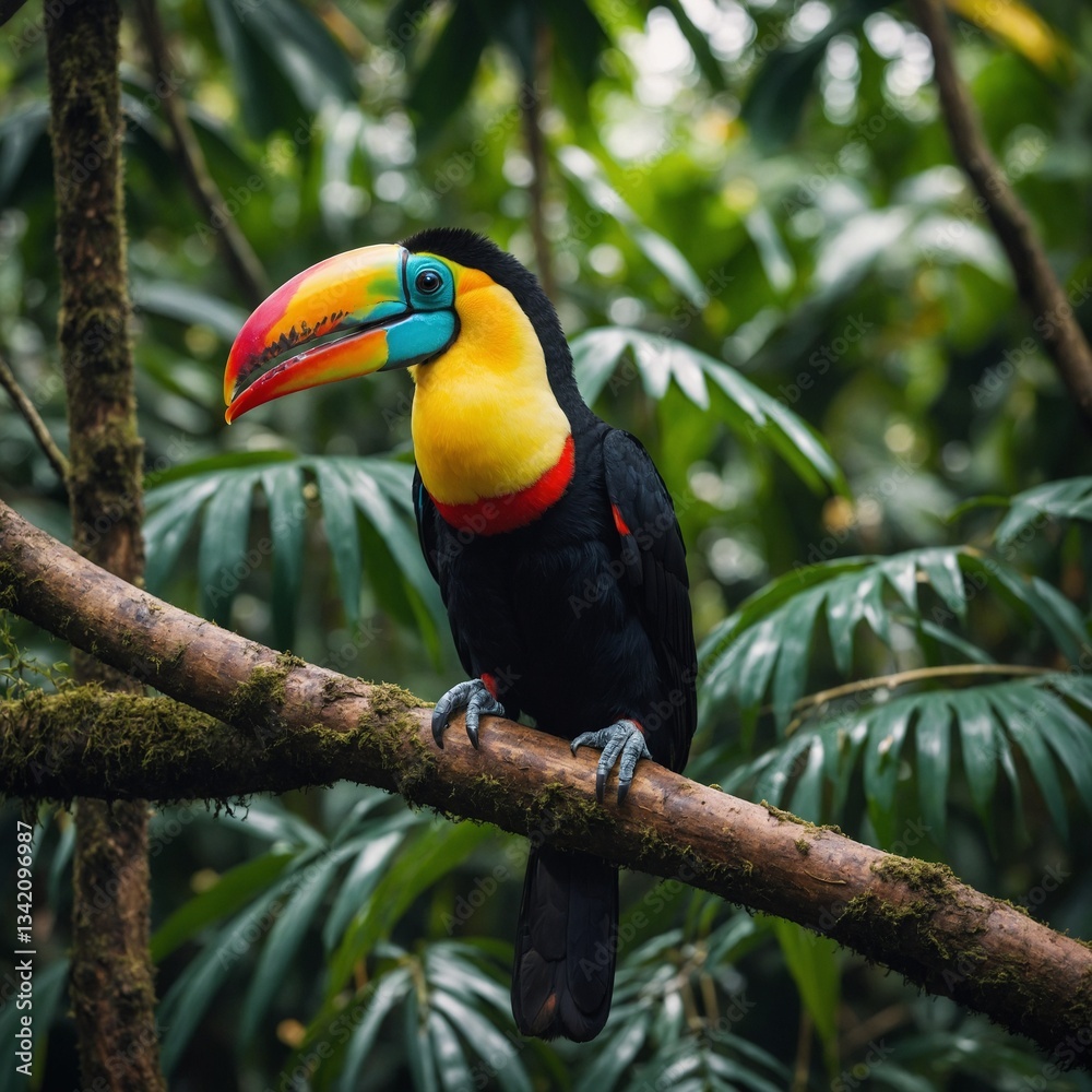 Fototapeta premium toucan on a branch