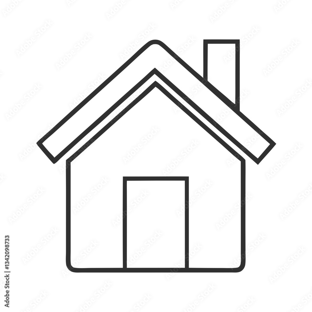minimalist house design flat stroke icon for apps and websites
minimalist house design flat stroke icon for apps and websites