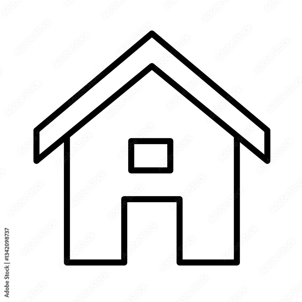 house home architecture symbol flat stroke icon for apps and websites
house home architecture symbol flat stroke icon for apps and websites