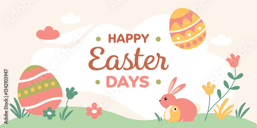Happy Easter Days Vector Art