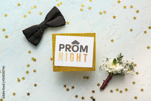 Paper sheet with text PROM ...