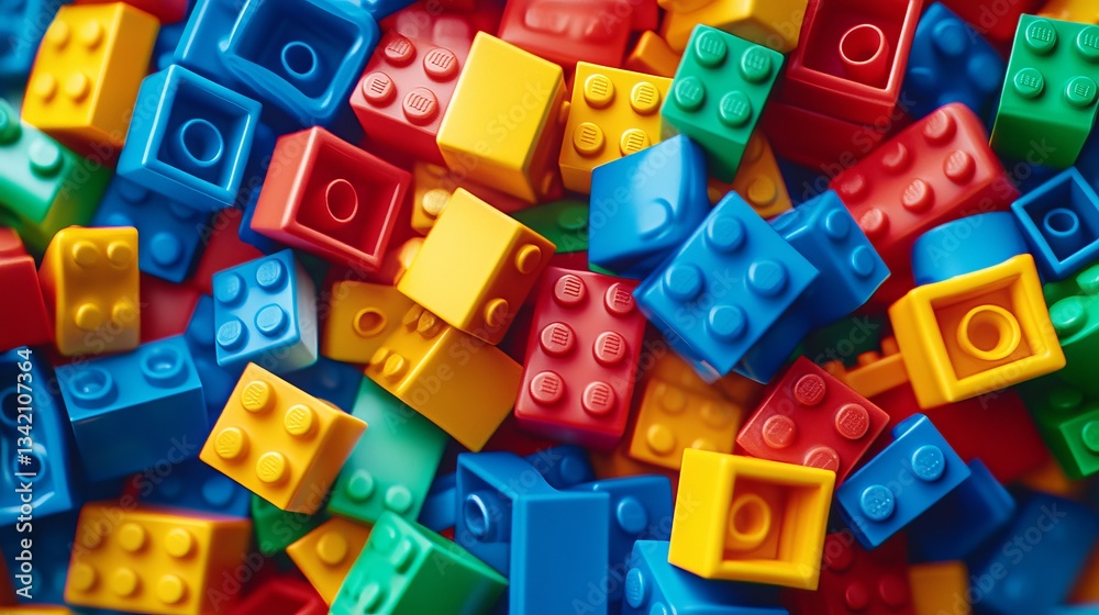Obraz premium Colorful toy blocks.