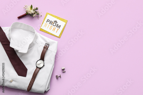 Paper sheet with text PROM ...