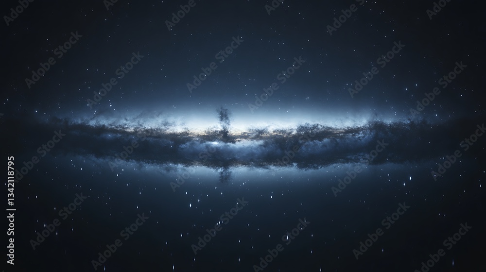 A stunning view of a vast distant celestial galaxy A stunning view of a vast distant celestial galaxy