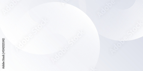 Wallpaper Mural Modern lines grey background with dynamic circle lines abstract modern simple art Torontodigital.ca
