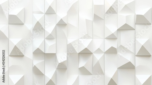 A simple, white 3D background with a cube pattern.
