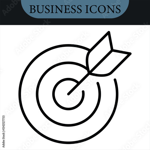 Employee Stock Ownership Plan Line Editable Icons set. Vector icons set. Vector illustration in modern thin line style of business related icons: company, shares, benefits and pension savings.Isolated