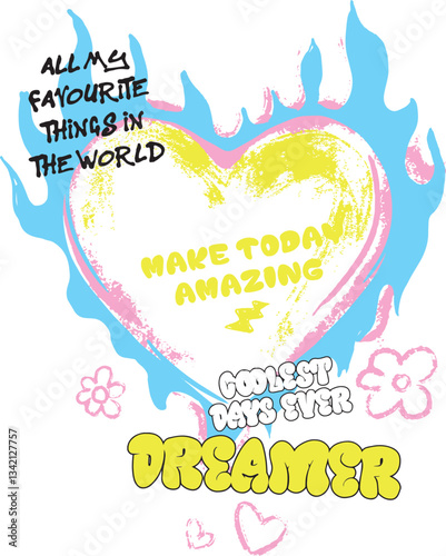 graffiti slogan for print