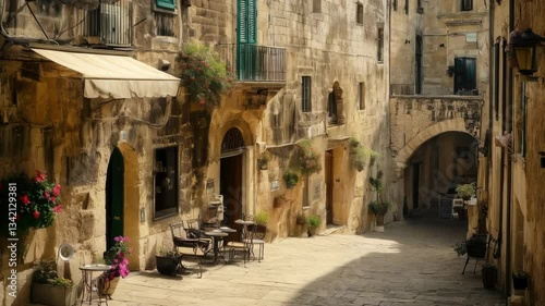 narrow street in venice