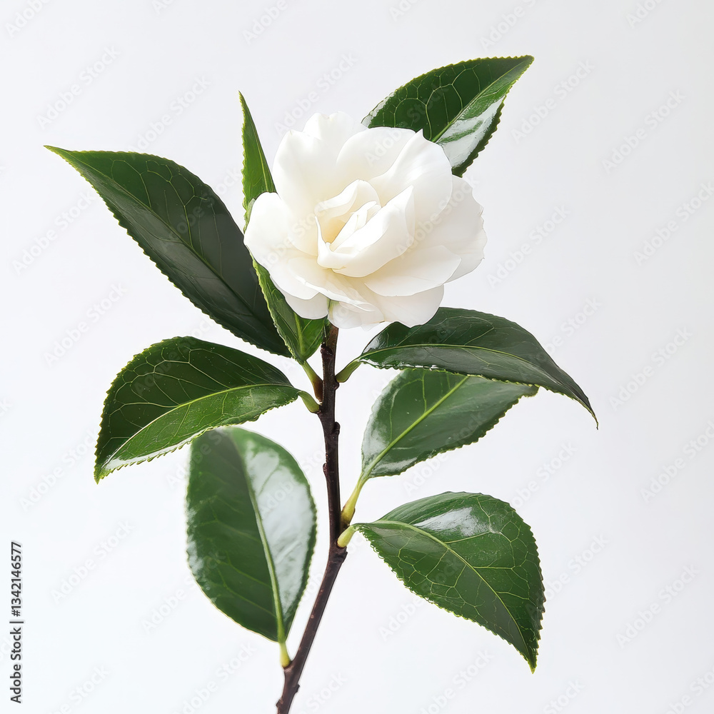 Obraz premium single white rose