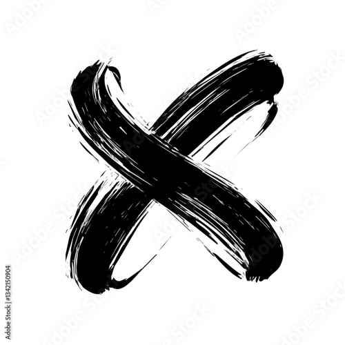 Fate symbol - black and white design for tattoos, logos and vectors - isolated on white