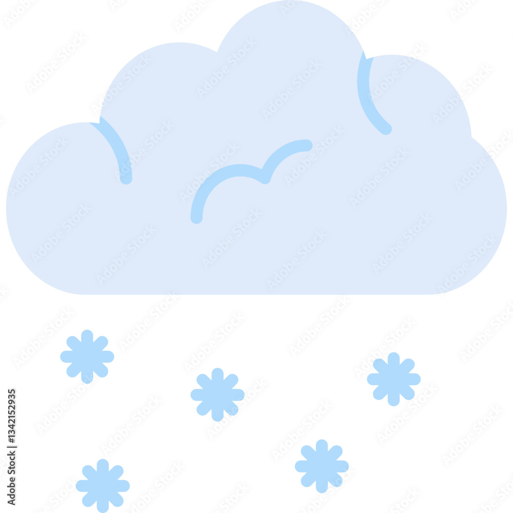 Obraz premium Cloudy Icon
