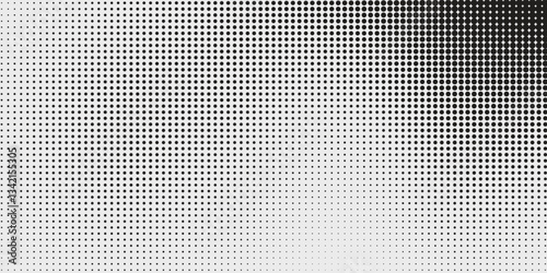 Wallpaper Mural Basic halftone dots effect in black and white color. Halftone effect. Dot halftone. Black white halftone.Background with monochrome dotted modern Torontodigital.ca