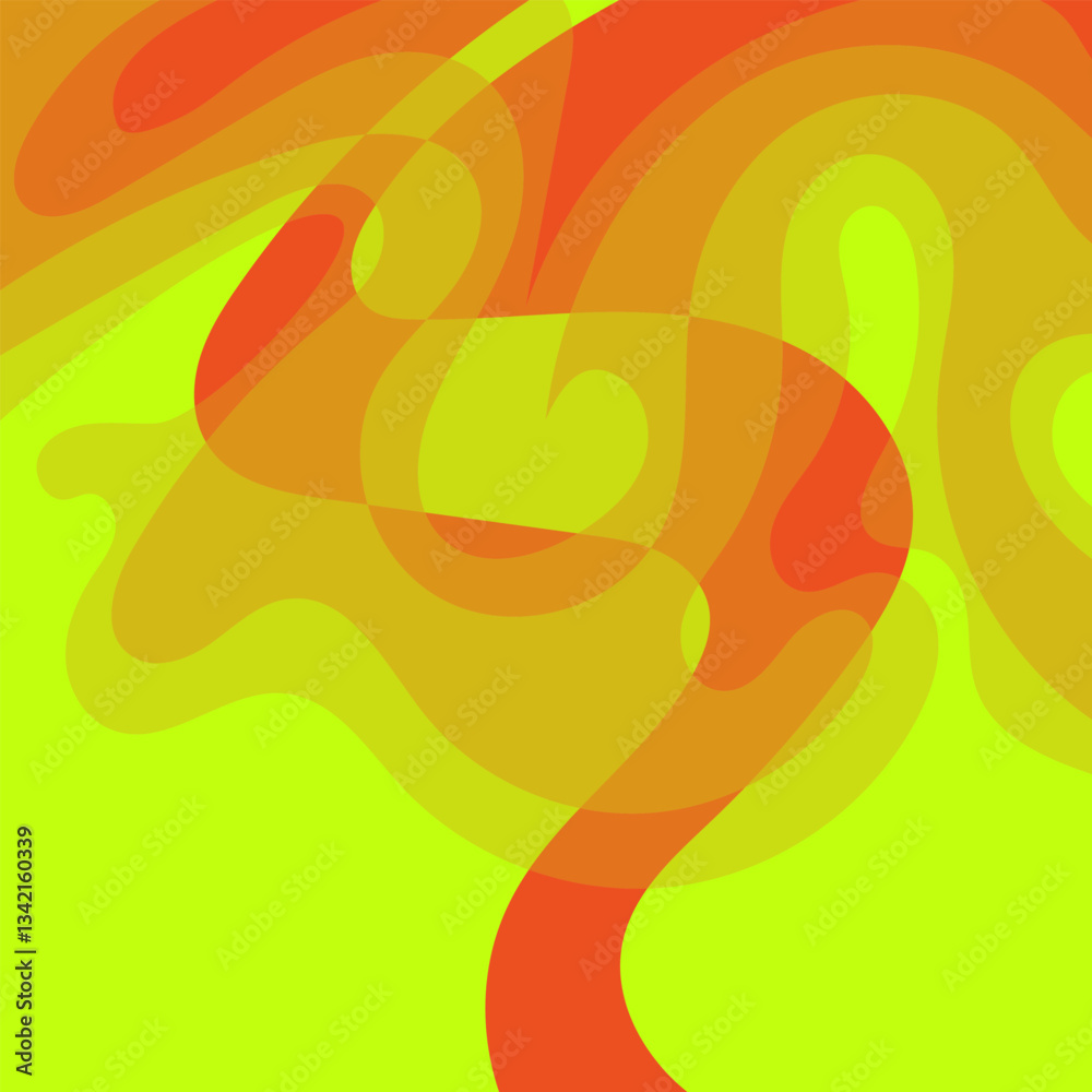 Obraz premium Background Dynamic Gradient Waves with Smooth Transitions