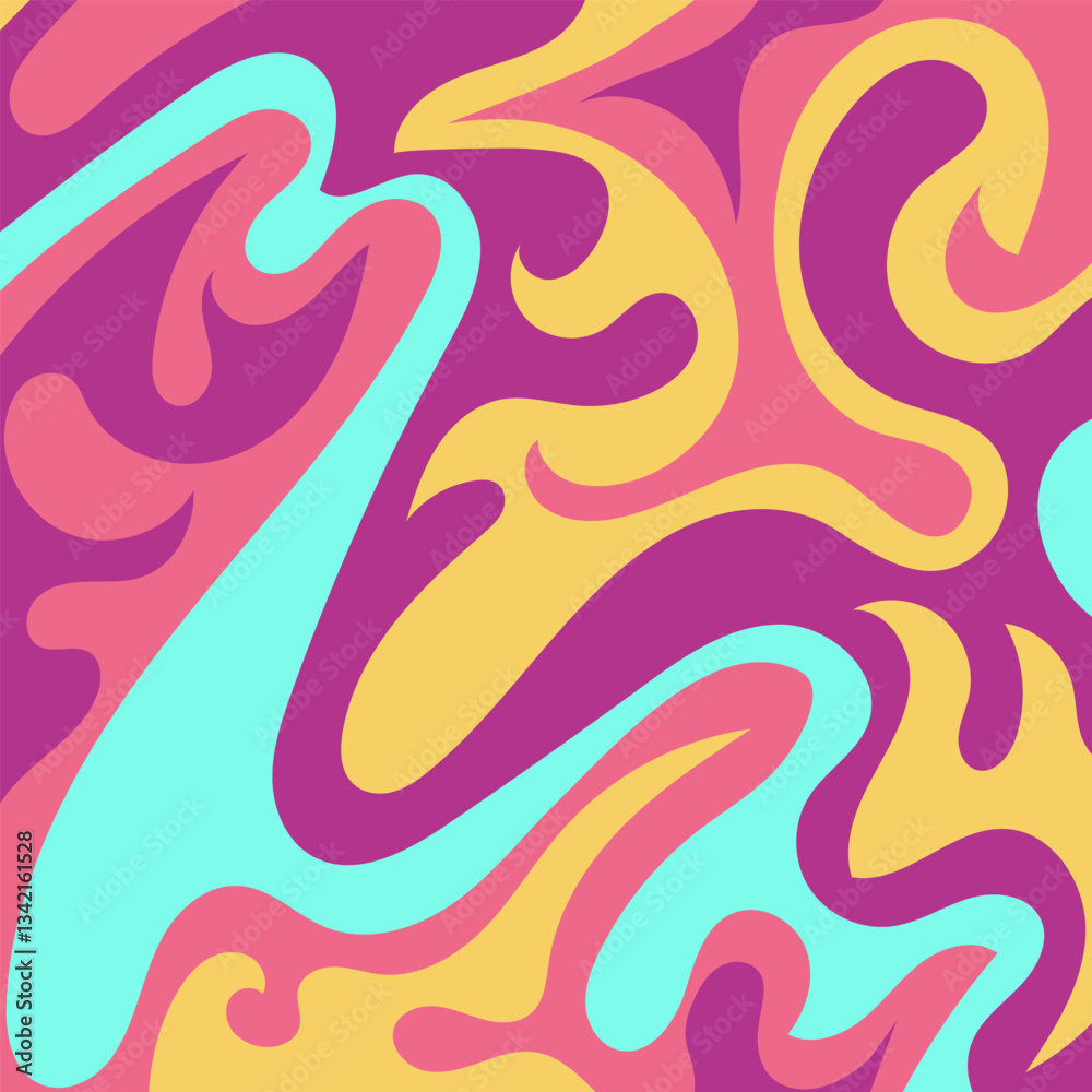 Fototapeta premium Background Mystic Flow Dreamlike Abstract Vortex
