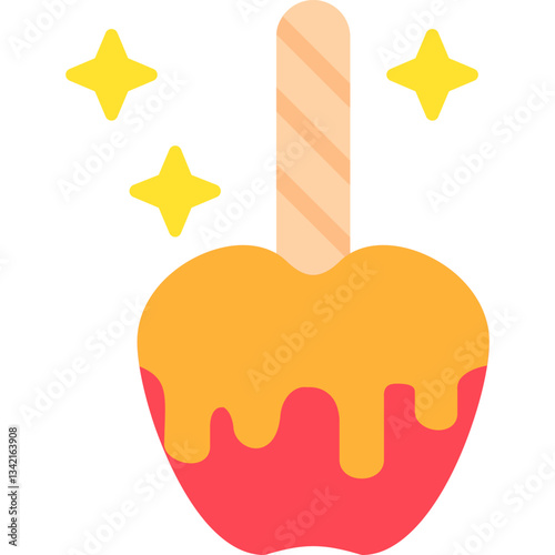 Caramelized apple Icon