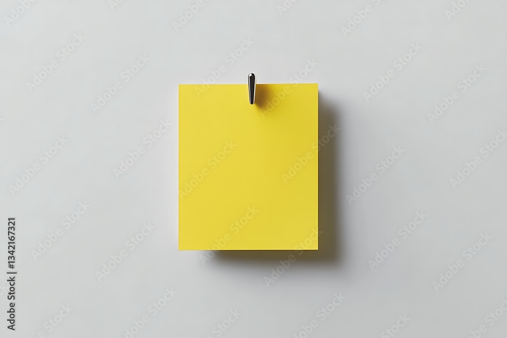 a simple and eye-catching image of a bright yellow sticky note pinned to a surface a simple and eye-catching image of a bright yellow sticky note pinned to a surface