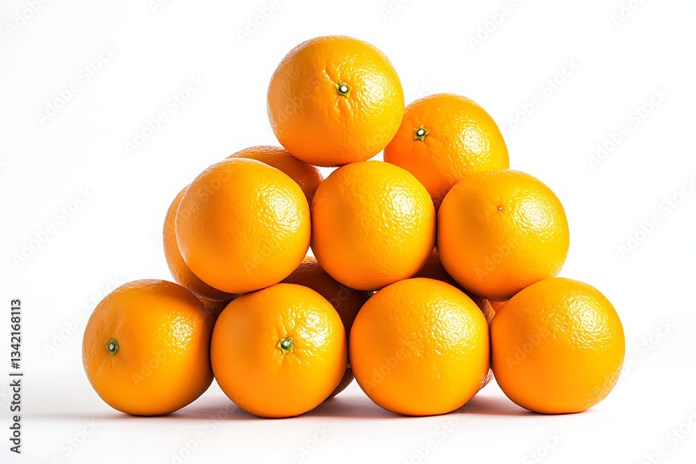 a stack of oranges against a white background a stack of oranges against a white background