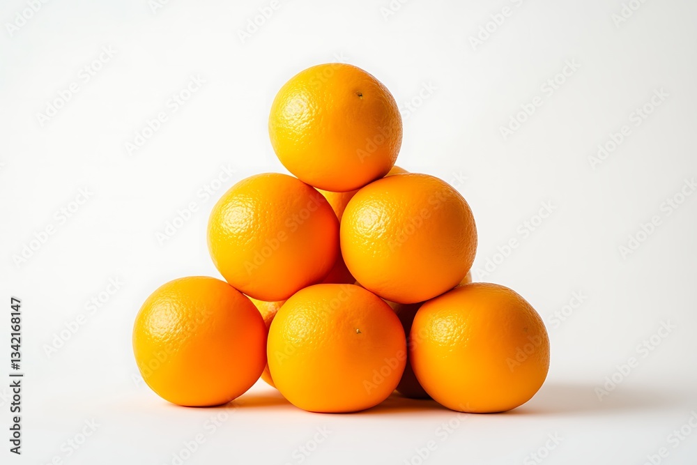 a stack of oranges against a white background a stack of oranges against a white background