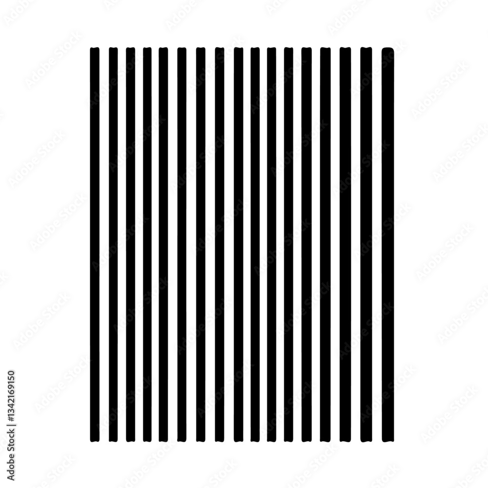 Black and white minimalist Vertical Stripes symbol – perfect for tattoos, logos, and vector designs. Isolated on a white background.
Black and white minimalist Vertical Stripes symbol – perfect for tattoos, logos, and vector designs. Isolated on a white background.