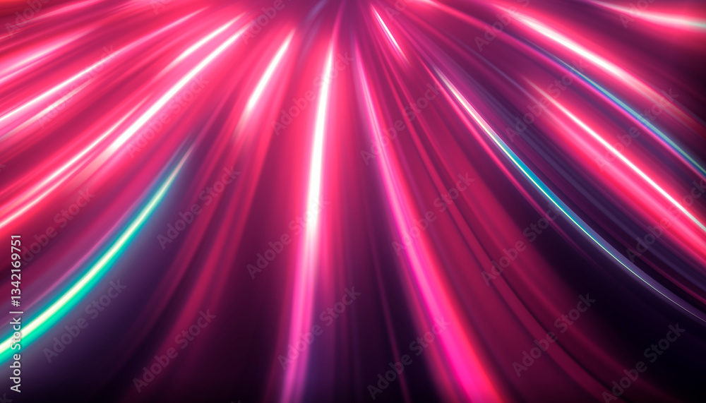 Obraz premium Abstract neon futuristic bright background.