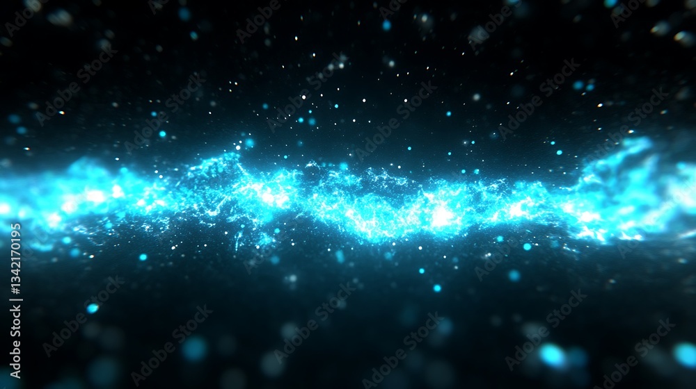 Obraz premium Abstract Flowing Energy.