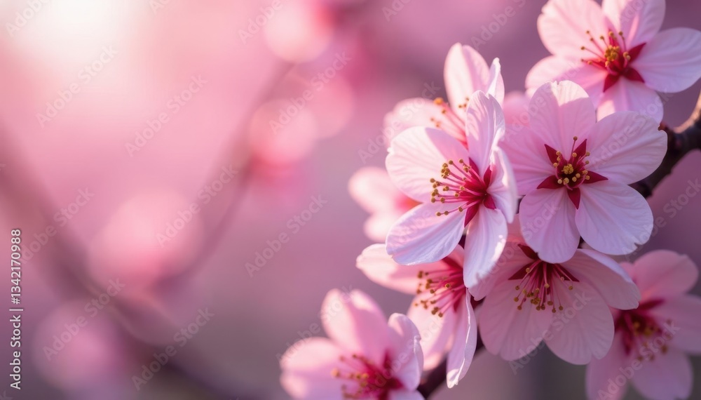 Delicate pink sakura blossoms, full bloom, soft petals , pink flower, flower, cherry blossom Delicate pink sakura blossoms, full bloom, soft petals , pink flower, flower, cherry blossom