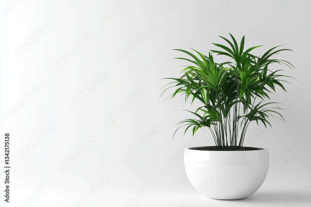 Fototapeta premium 3D Plant Pot Isolated and White Background 