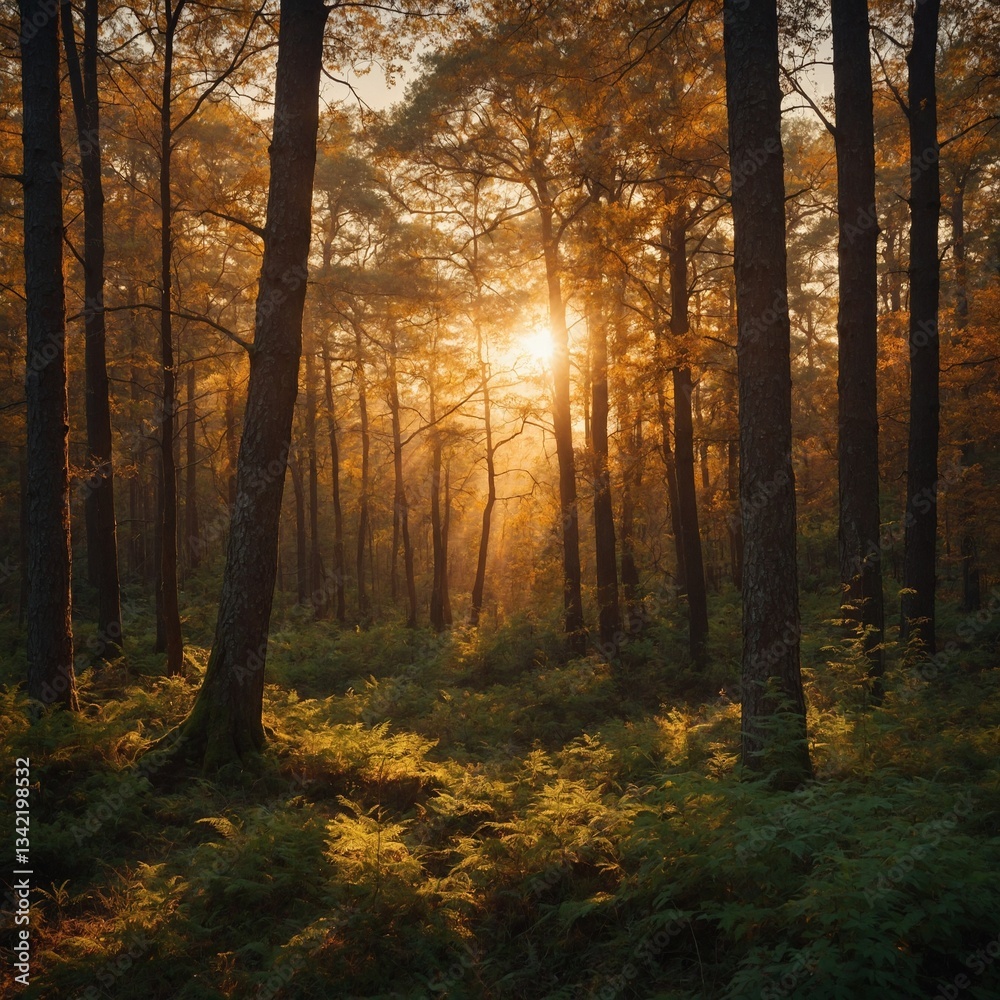 Fototapeta premium autumn in the forest