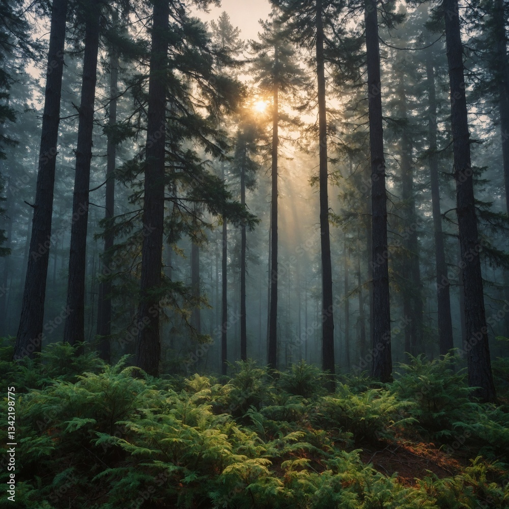 Fototapeta premium morning in the forest