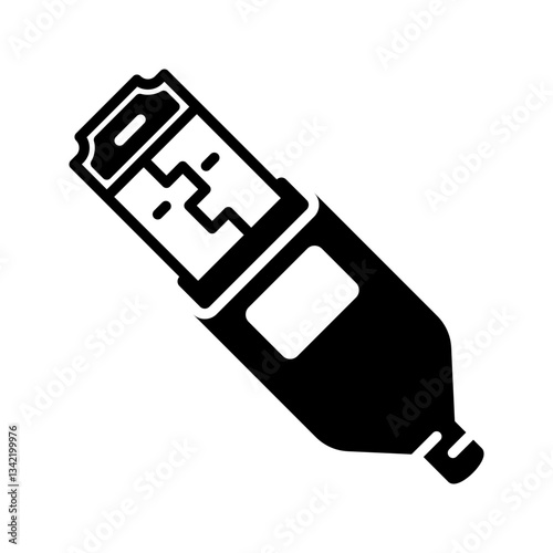 usb icon flat vecktor trendy popular simple